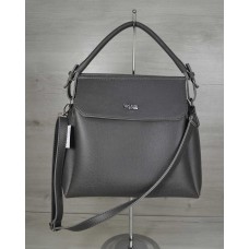 Сумка три отделения Welassie серого цвета (никель) 54021 Welassie 54021