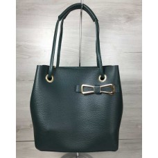 2в1 Молодежная женская сумка Welassie Бантик зеленого цвета 55008 Welassie 55008