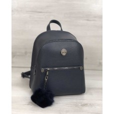 Молодежный рюкзак Welassie Бонни с пушком синего цвета 44403 Welassie 44403