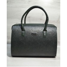 Каркасная женская сумка Welassie Саквояж зеленая змея 31125 Welassie 31125