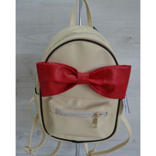 Молодежный рюкзак Welassie «Мики» бежевый 43203