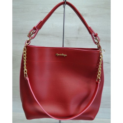 Сумка Welassie- цепочка красного цвета 54102