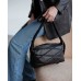 Женская сумка «Догги» черная стеганая Welassie 64104