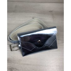 Жіноча сумка на пояс перламутрового блакитного кольору Welassie 99152