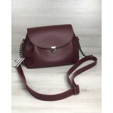 Молодіжна сумка Софі бордового кольору Welassie 56307