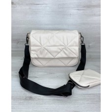 Жіноча сумка «Роуз» бежева Welassie 64409