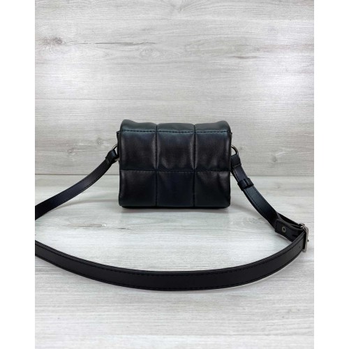 Маленька жіноча сумка «Діна» чорна Welassie 62704