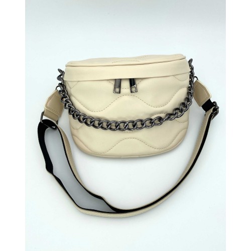 Жіноча сумка «Пегі» бежева Welassie 90209