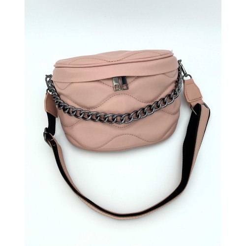 Жіноча сумка «Пегі» пудра Welassie 90210