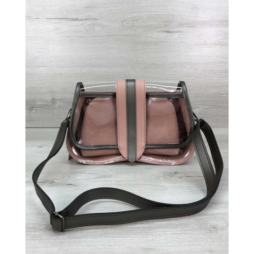 Женская сумка 2 в 1 «Miranda» пудра Welassie T6410