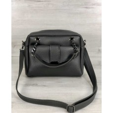 Стильна жіноча сумка Хлоя сірого кольору Welassie 56601