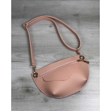 Женская сумка сумка на пояс- клатч Нана пудрового цвета Welassie 61010