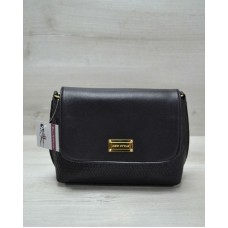 Маленький універсальний жіночий клатч Welassie чорна рептилія з гладким чорним 60504