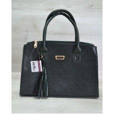 Молодежная женская сумка Welassie Кисточка зеленая змея 52019 Welassie 52019