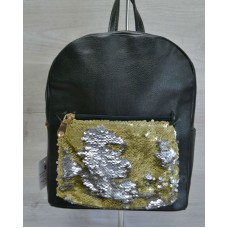 Молодежный рюкзак Welassie «Пайетки» золотая змея 42602 Welassie 42602