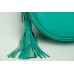 Женская кожаная сумка Wellbags Mint green bag circle W038.8 мятно-зеленая