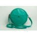 Женская кожаная сумка Wellbags Mint green bag circle W038.8 мятно-зеленая