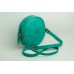 Женская кожаная сумка Wellbags Mint green bag circle W038.8 мятно-зеленая