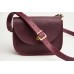 Женская кожаная сумка Wellbags Saddle vinous mini W008.6M бордо