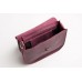 Женская кожаная сумка Wellbags Saddle vinous mini W008.6M бордо