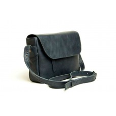 Жіноча шкіряна сумка Wellbags Crossbody Gloria Blue W055.3 синя
