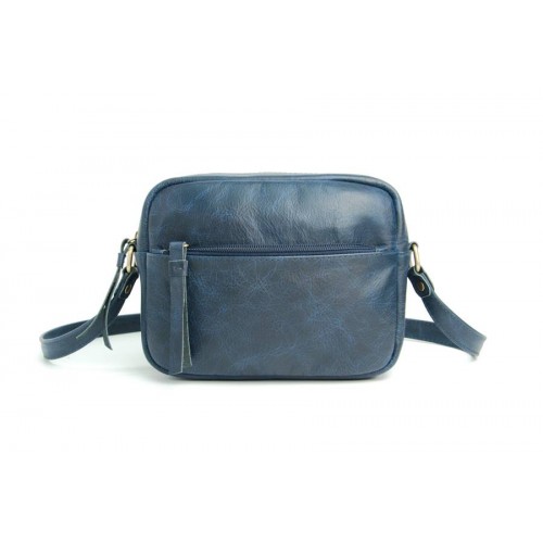 Женская сумка Wellbags CrossBody Verbenka blue1 w059.8 мраморно - синяя