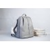 Рюкзак Wellbags Monik Leather Backpack gray w062.6 сірий