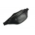 Сумка на пояс Wellbags Waist Bag leather black wb015 чорна