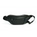 Сумка на пояс Wellbags Waist Bag leather black wb015 чорна