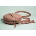 Женская кожаная сумка Wellbags Pink bag circle розовая