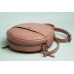 Женская кожаная сумка Wellbags Pink bag circle розовая
