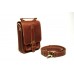 Чоловіча шкіряна сумка Wellbags Messenger "Retro" ocher