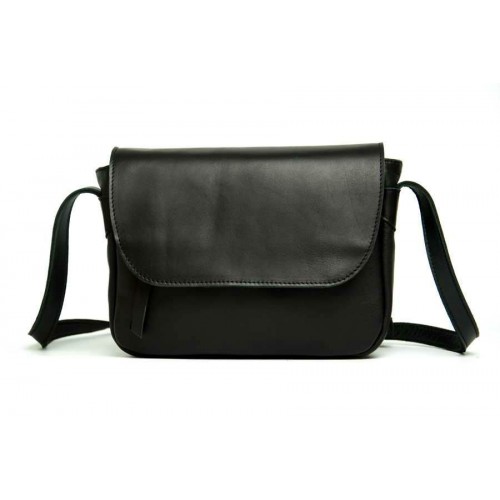 Женская кожаная сумка Wellbags Crossbody Gloria Black черная
