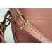 Женская кожаная сумка Wellbags Pink bag circle розовая