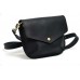 Женская кожаная сумка Wellbags Flapbag little black черная
