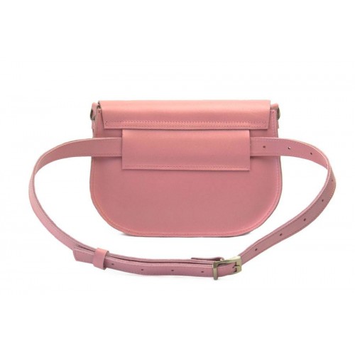 Сумка трансформер WELLBAGS Waist bag Mira powder pink wb014.7 пильно-рожева