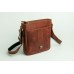 Мужская кожаная сумка Wellbags Messenger Arcturus Ocher W054.1 темно-рыжая