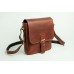 Мужская кожаная сумка Wellbags Messenger Arcturus Ocher W054.1 темно-рыжая