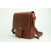 Мужская кожаная сумка Wellbags Messenger Arcturus Ocher W054.1 темно-рыжая