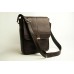 Мужская кожаная сумка Wellbags Large Messenger Mercurio W056 темно-коричневая
