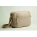 Женская кожаная сумка Wellbags CrossBody Verbenka powder W059.9 серый беж