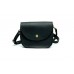 Женская кожаная сумка Wellbags Saddle black mini W008.3M черная