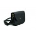 Женская кожаная сумка Wellbags Saddle black mini W008.3M черная