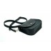Женская кожаная сумка Wellbags Saddle black mini W008.3M черная