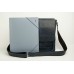 Мужская кожаная сумка Wellbags Large Messenger Getus blue W058.2 синяя