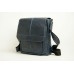 Мужская кожаная сумка Wellbags Large Messenger Getus blue W058.2 синяя