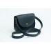 Женская кожаная сумка Wellbags Saddle blue mini W008.2M синяя
