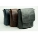 Мужская кожаная сумка Wellbags Large Messenger Getus brown W058 коричневая