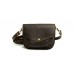 Женская кожаная сумка Wellbags Flapbag little brown W014M коричневая