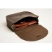 Женская кожаная сумка Wellbags Saddle brown min W008M коричневая